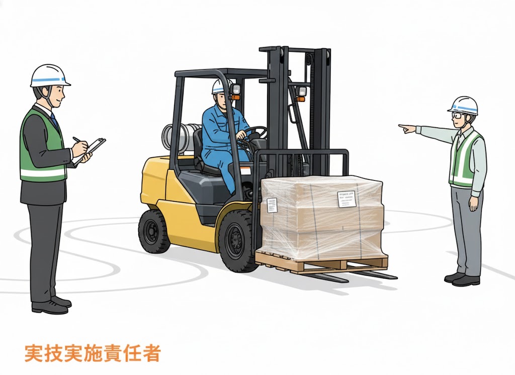 フォークリフトの運転の業務に係る特別教育
