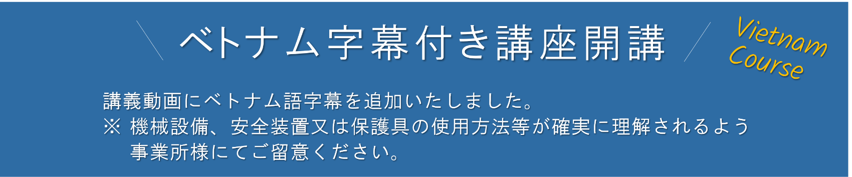 ベトナム語字幕付き登場