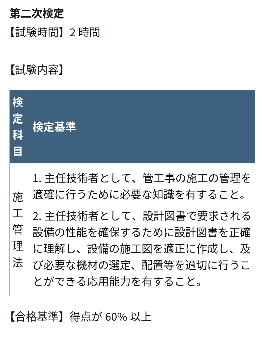 管工事施工管理技士の講座案内ーオンライン・web講座ならSAT
