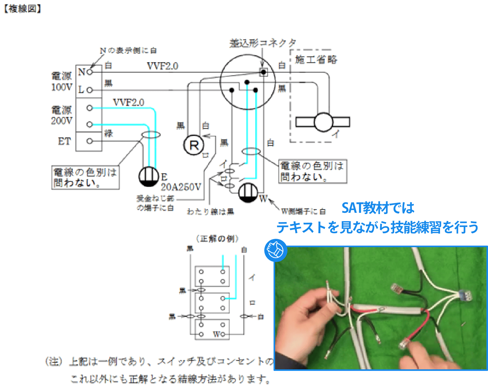 第二種電気工事士講座の講座案内ー短期間合格はsatにお任せください 第二種電気工事士講座の講座案内ー短期間合格はsatにお任せください