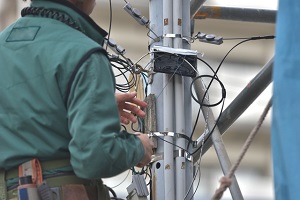 光ファイバージョイント工事