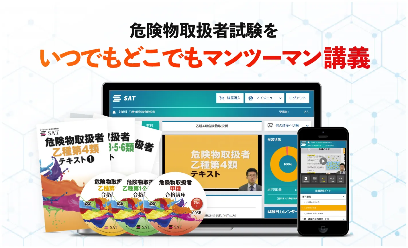 自慢のSAT教材の内容をぜひご確認ください。