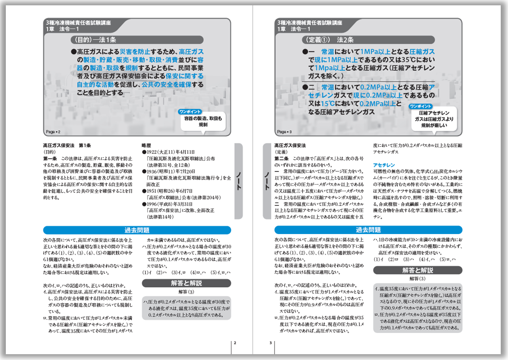 第三種冷凍 SAT テキスト